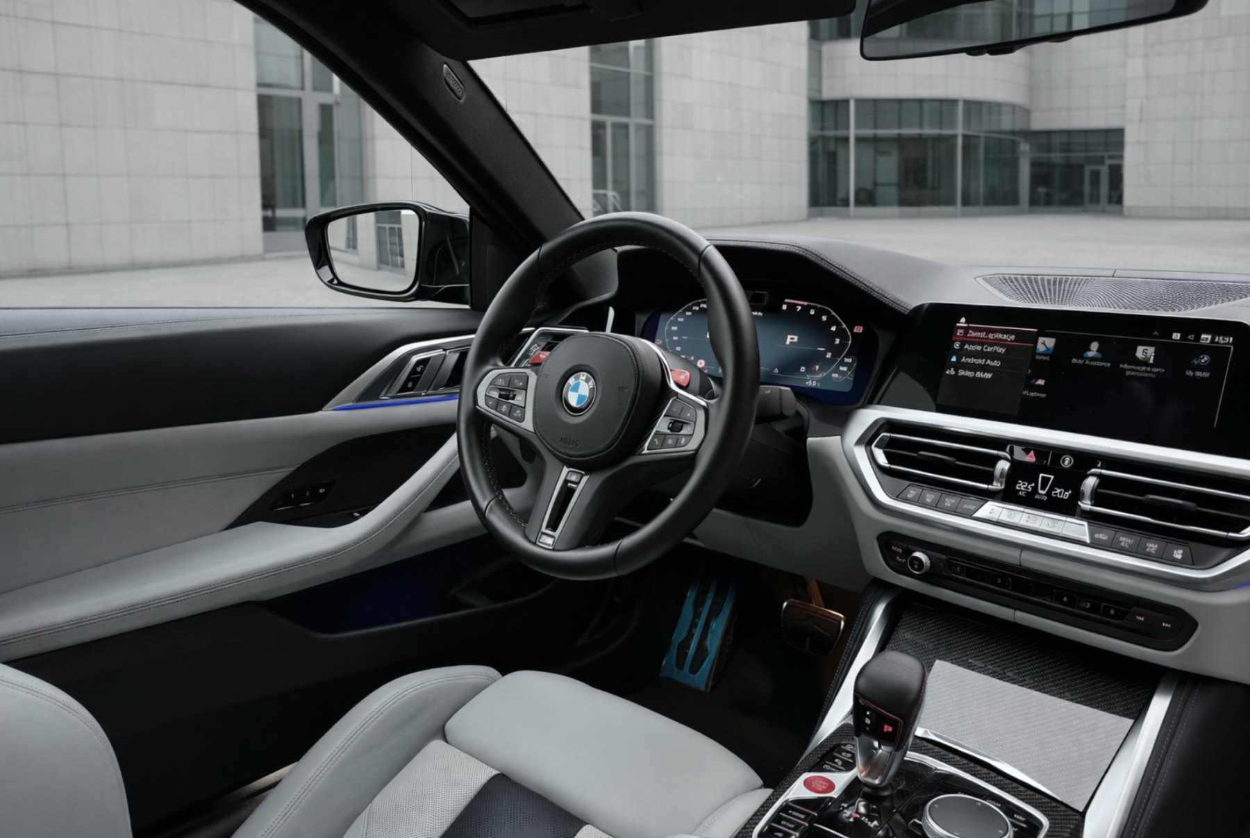 Wnętrze BMW M4 kokpit